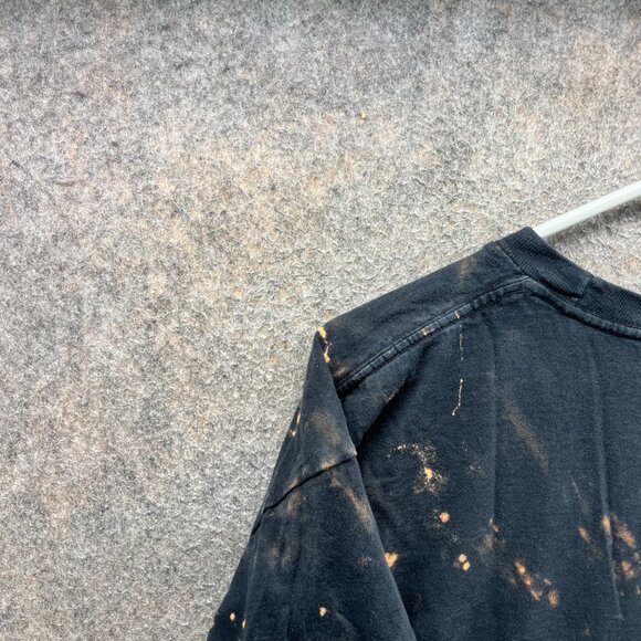 Vintage Nike Shirt Mens XXL Black Swoosh Logo Cotton Washed Y2K Streetwear - Picture 4 of 11